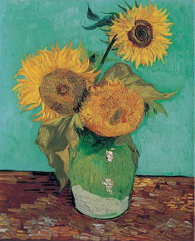 Vincent van Gogh, Zonnebloemen, 1888. Particuliere collectie.